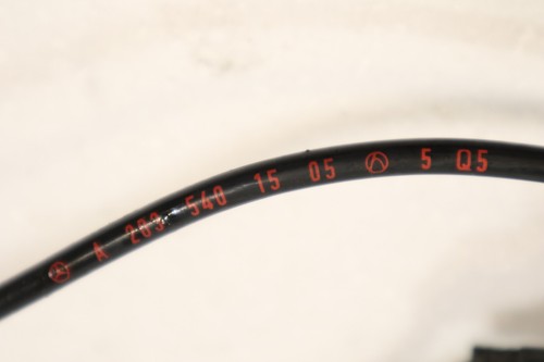 01-11 Mercedes W209 CLK55 SLK280 C230 CLK500 Front Right Wear Sensor Wiring OEM - Picture 4 of 5