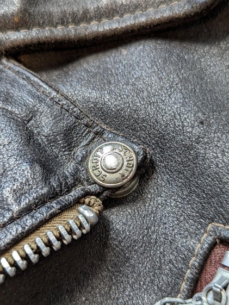 vintage SCHOTT leather PERFECTO leather jacket 36 black vintage SCHOTT leather PERFECTO leather jacket 36 black