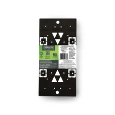 Gibraltar Mailboxes Black Plastic Mailbox Mounting Board .090 Ga. 13-1/16 in. L