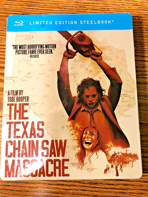 The Texas Chainsaw Massacre Blu-Ray Steelbook 1974 Horror Movie