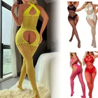 Women Sexy Bodysuit Lingerie Fishnet Body Stocking Babydoll Nightwear Sleepwear
