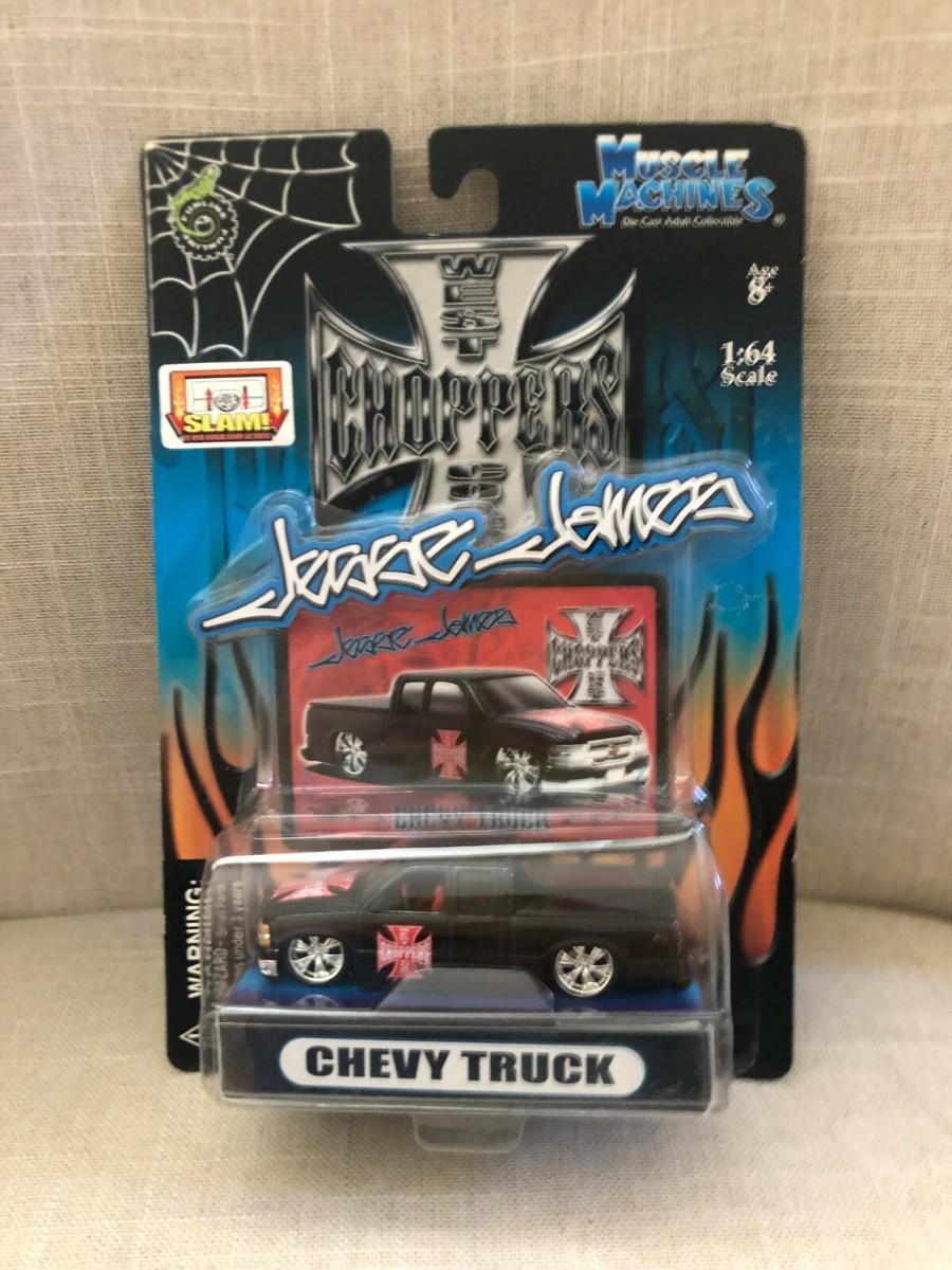 Muscle Machines Die Cast Chevy Truck 1:64 West Coast Choppers