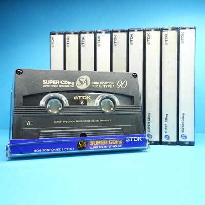   10x TDK SA Super CDing SA 90 * Type 2 * Cassettes Kassetten кассеты ** 1994