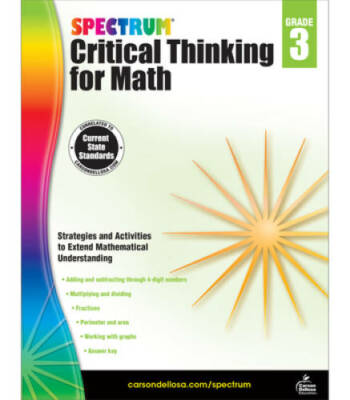 Spectrum Critical Thinking for Math, Grade 3 - Paperback By Spectrum - GOOD