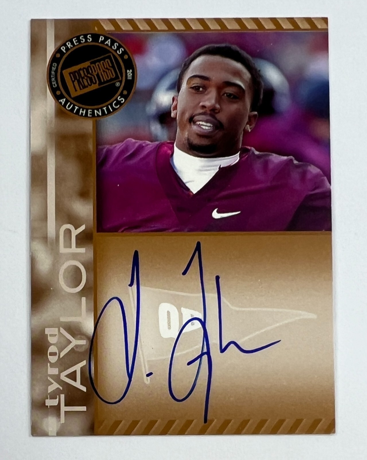 Tyrod Taylor Press Pass Autographs #PPSTT Base