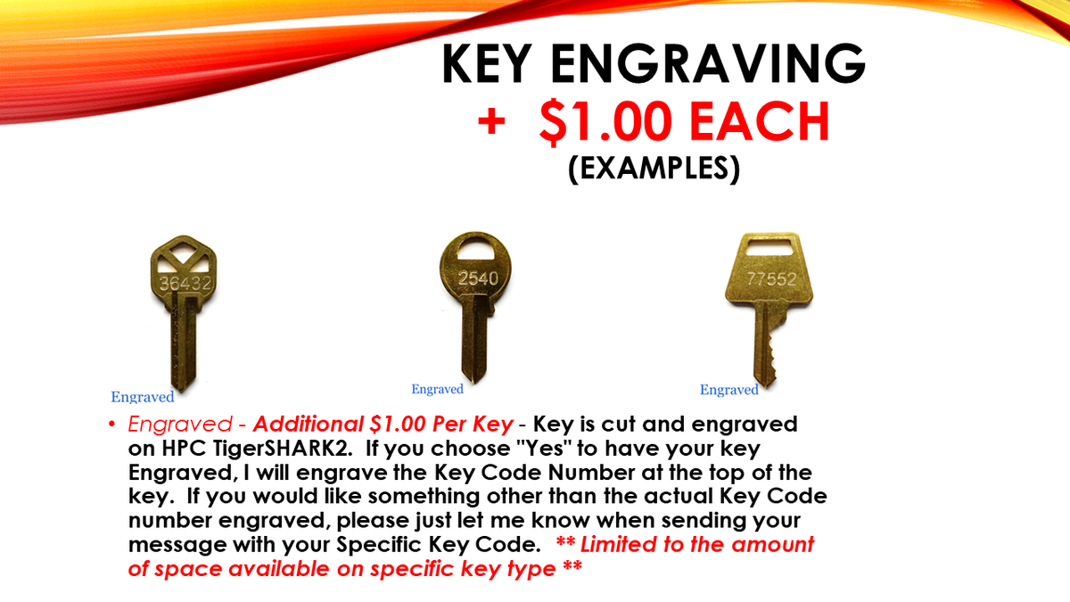 Kwikset Schlage American Yale - Keys Cut to Code - Computerized