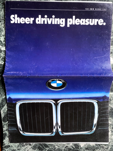 BMW 1987 Range Sales Brochure 3-5-5-7 Series-750i/iL-M Sport+Spec + Motorcycles - Picture 2 of 9