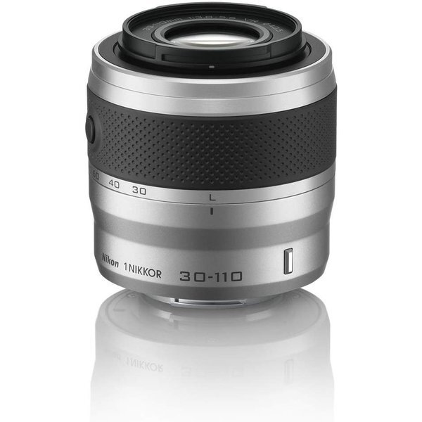Nikon 1 NIKKOR VR 30-110mm F3.8-5.6 Telephoto Zoom Lens Silver 
