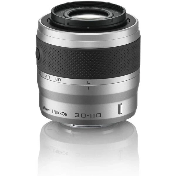Objectif zoom téléobjectif Nikon 1 NIKKOR VR 30-110mm F3.8-5.6 Silver Nikon C... - Photo 1/1