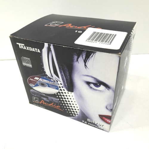 10 X Traxdata CD-R 74 / TXA-R 74 Audio  74 Min  Blank Disc - NEW - Picture 1 of 2