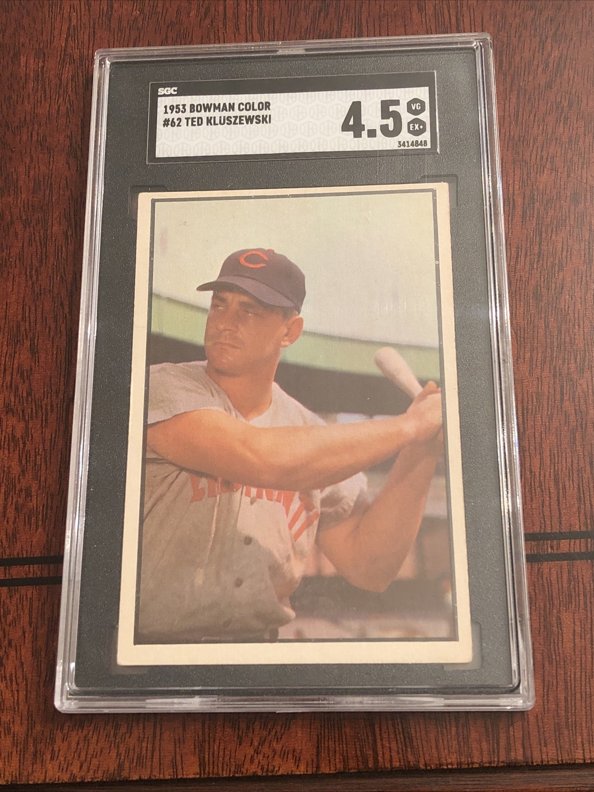 1953 Bowman Color #62 Ted Kluszewski SGC 4.5