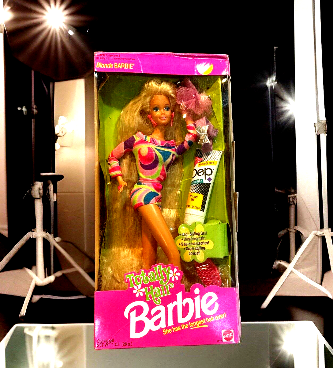 Totally hair Barbie Vintage Doll Mattel 1112 ~ Mint In Box