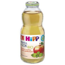 HiPP BIO od pokoleń, Herbatka z melisy z sokiem jabłkowym, po 4. m-cu, 500 ml Hi