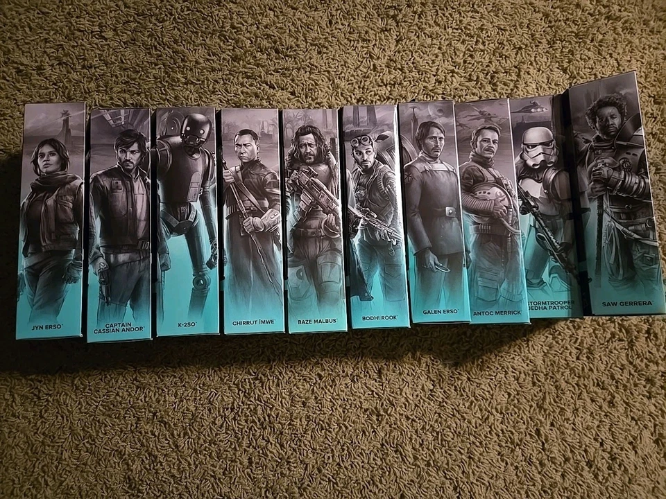 Star Wars Black Series 6" Rogue One Set Of 10 NEW Lot - Image 3 of 3