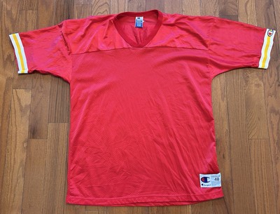 Vintage Kansas City Chiefs Blank Champion Jersey Size 48