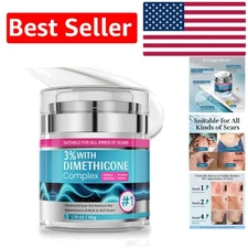 1.76 Oz Advanced Scar Treatment Gel - Effective for Acne, Burns & Stretch Marks