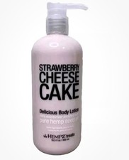 Hempz Treats Strawberry Cheese Cake Delicious Body Lotion 16.5 Oz Hemp