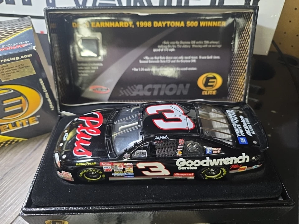 Raro Dale Earnhardt #3 GM GW 1998 DAYTONA 500 VICTORIA CARRERA ÉLITE NASCAR Diecast Foto 4 de 4
