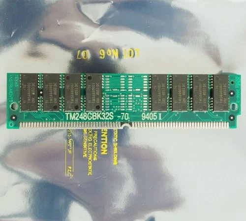Texas Instruments TM248CBK32S-70 8MB 70ns 72-pin SIMM FPM RAM