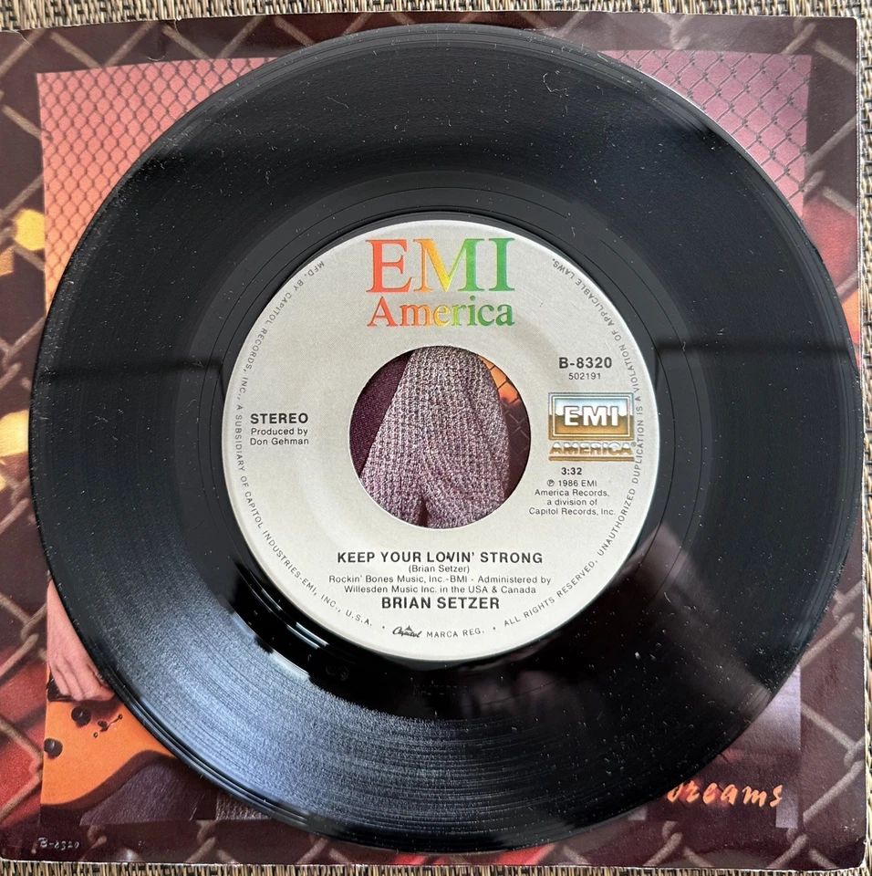 Brian Setzer - Boulevard of Broken Dreams/Keep You lovin’ Strong-EMI B-8320 M PS - Image 4 of 4
