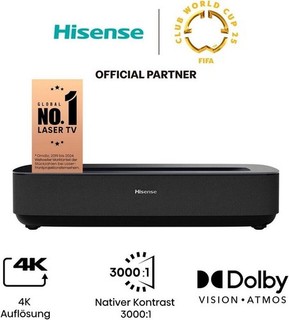Hisense PL1SE UltraHD Laser Beamer Inclusive 120 Zoll ALR Leinwand 16:9 4K