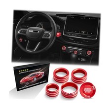 for Jeep Compass Accessories 2022 2023 2024 2025 2026, Interior Upgrade Red