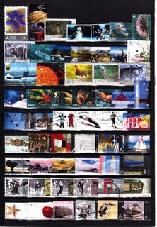 Schönes Lot Briefmarken aus Norwegen gestempelt von 2006 2009