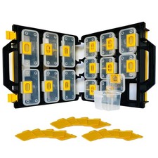 Hardware Tackle Box storage with Patented Removable Compartment Organizer and...