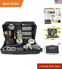 Portable Otis Elite Firearm Cleaning Kit - Superior Bronze Brushes Included