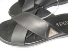 Guess Men's Sandal Gmberene-R Black Crisscross  Slip On Sandal 9 New — photo 9