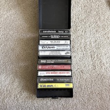 Lot Of 10 Cassettes - Metal/ Rock/ R B Bipolar Lot With Case
