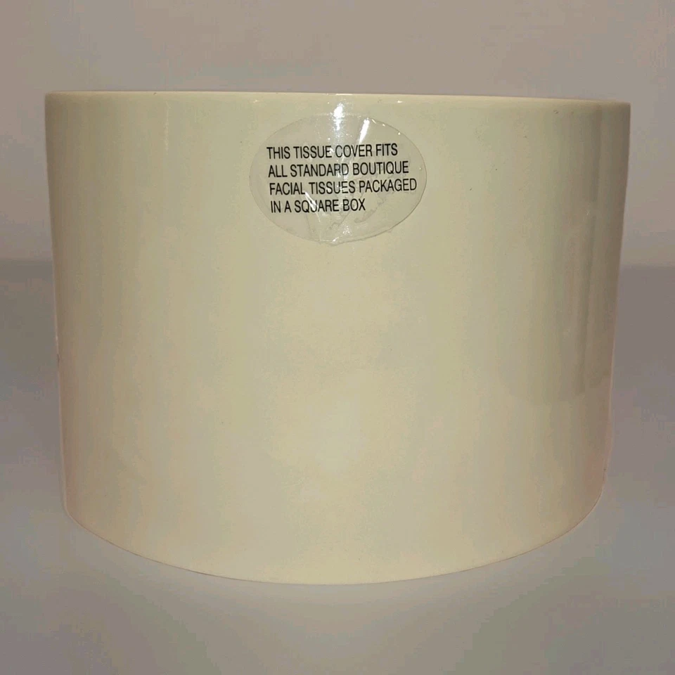 Portmeirion Croscill Tissue Box Cover Leaves Purple Grey Brown Resin Leaf Fall - Image 4 of 4