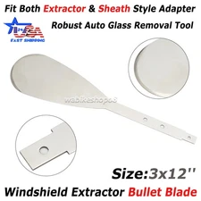 Windshield Extractor Bullet Blade EXT-Delta Auto Glass Removal Tool 3x12'' Blade