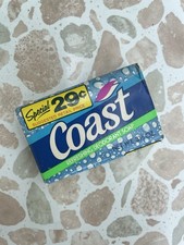 Vintage ORIGINAL COAST Bar Soap 5 Oz. Refreshing Deodorant Soap NOS