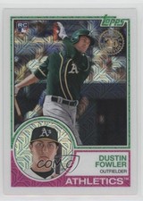 2018 Topps Silver Pack 1983 Topps Design Chrome Series 1 Dustin Fowler #37 fm0
