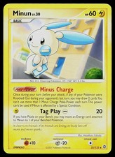 Pokemon Card Secret Wonders Minun 32/132 Rare on eBay