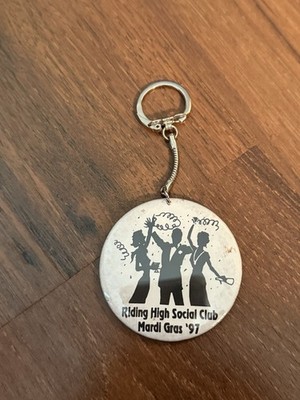 1997 Riding High Social Club Favor- Mardi Gras Krewe Favor