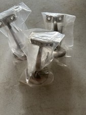3 Pack PAMEX Solid Jumbo Heavy Duty Handrail Bracket Satin Nickel DD03-12SN