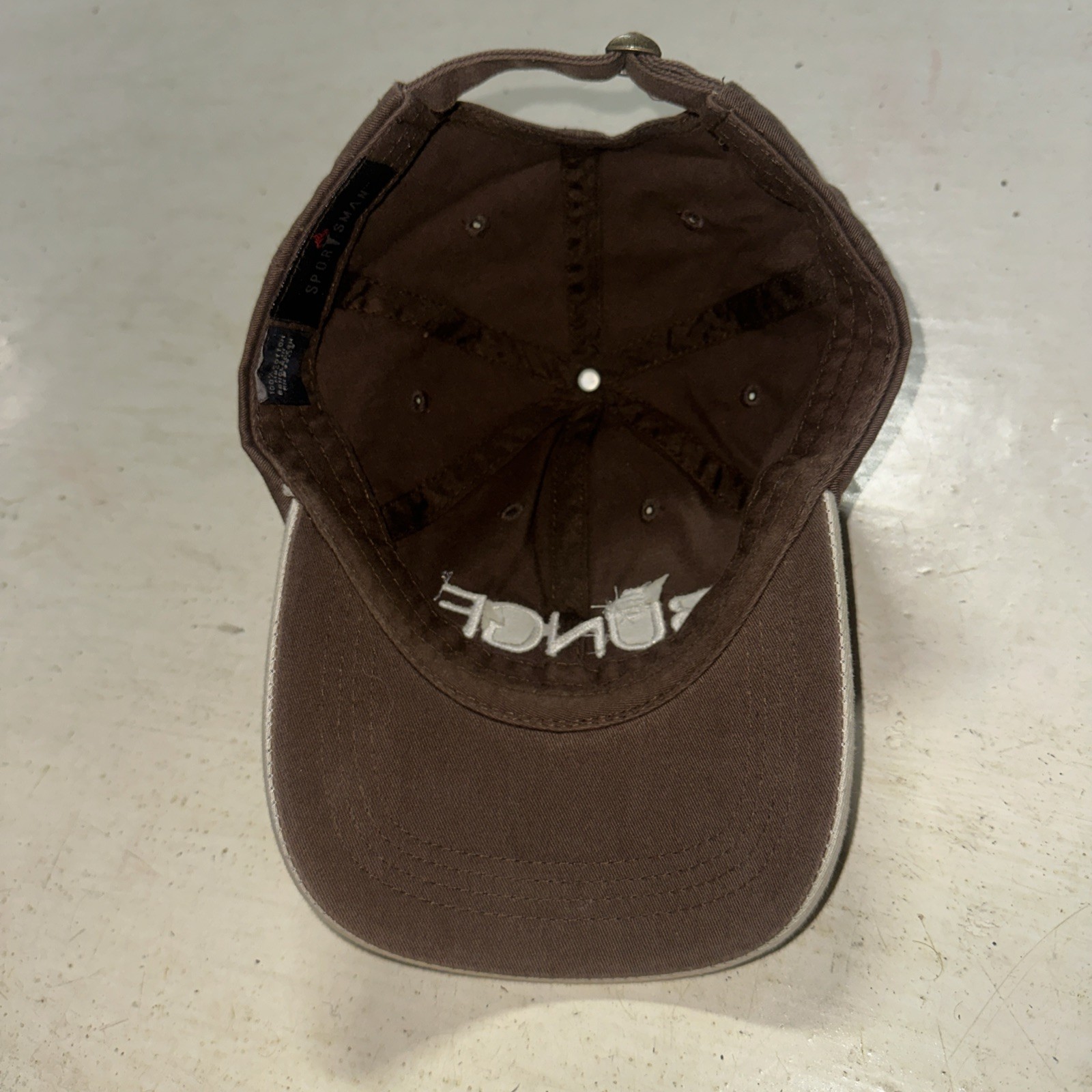 Bunge Brown Hat Ball Cap Grain Mill Corn Farm Agriculture Business Logo Spellout