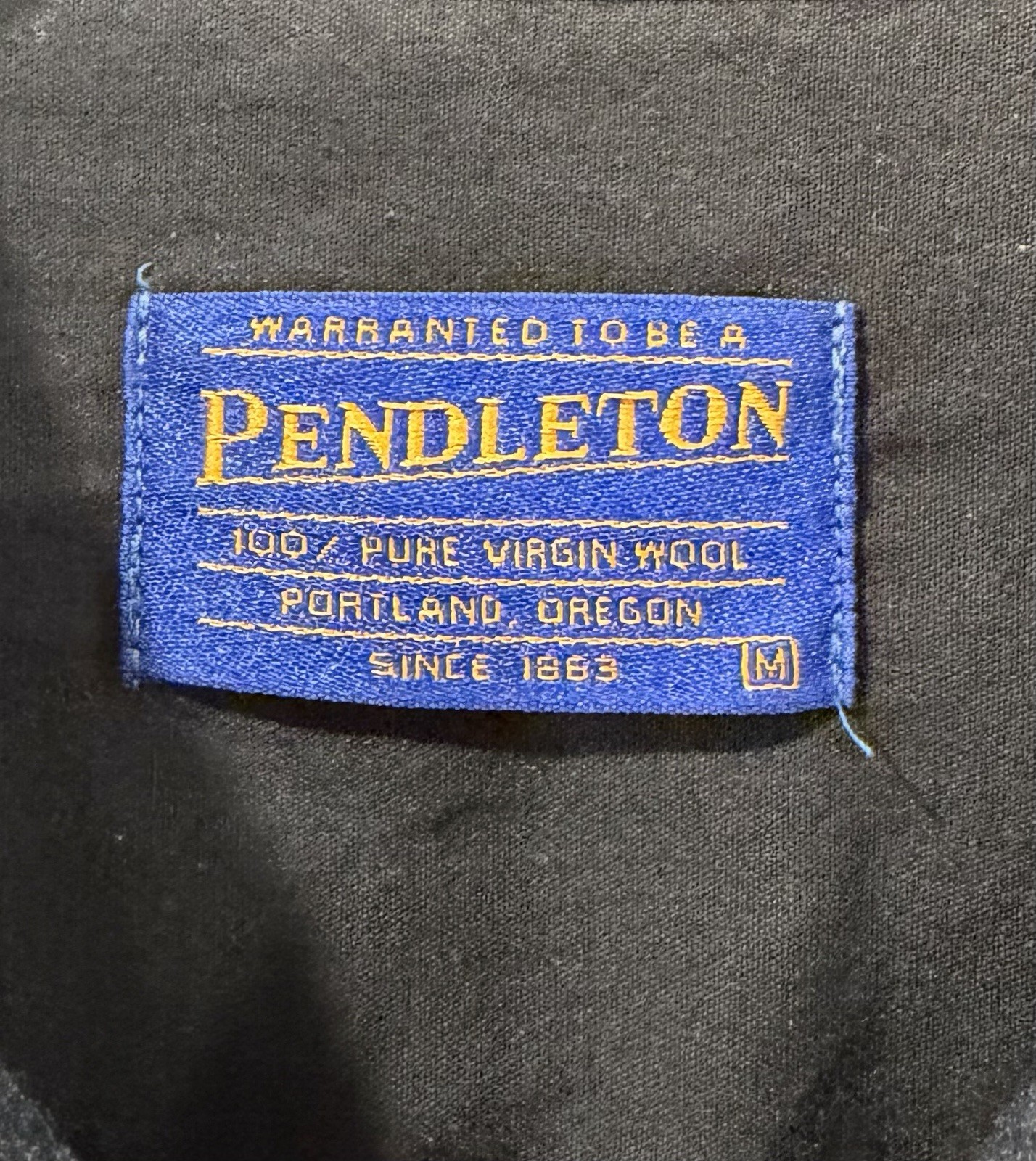 Pendleton Wool Shirt Size Medium - image 2