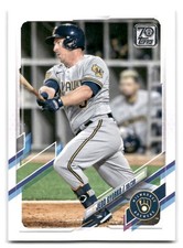 Jedd Gyorko 2021 Topps Baseball #645 Milwaukee Brewers
