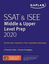 SSAT & ISEE Middle & Upper Level Prep 2020: 4 Practice Tests + Prove - VERY GOOD