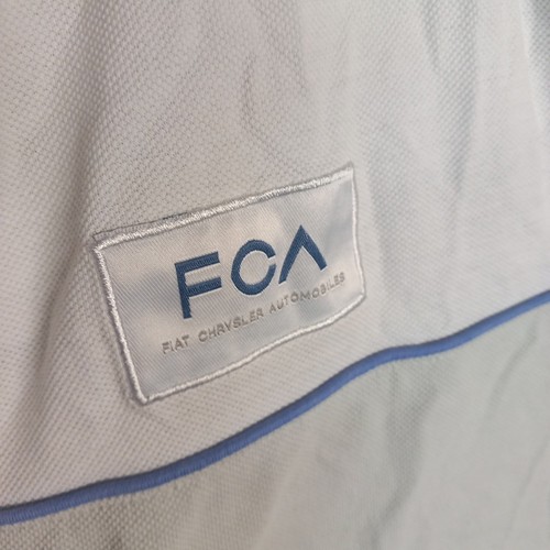 FCA FIAT CHRYSLER AUTOMOBILES WORKWEAR POLO XXL BIANCO E GRIGIO MANICA CORTA RAR - Picture 10 of 20