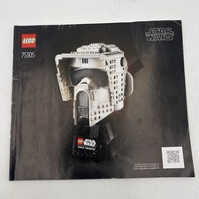 LEGO Star Wars 75305 Scout Trooper Helmet Instruction Book Only