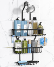 Shower Caddy Hanging - Never Rust Shower Hanging Organizer - Aluminum over the S