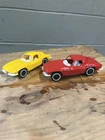Vintage Tonka 1963 Yellow & Red Corvette Split Window For Car Carrier Truck 1/25