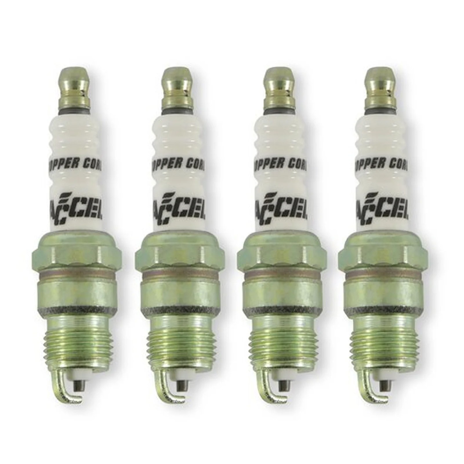 ACCEL Copper Shorty Header Spark Plugs for 70-00 Cadillac Chevy GMC Dodge Ford