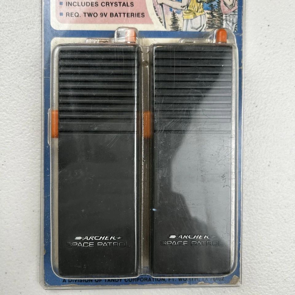 RadioShack ARCHER PATRULLA ESPACIAL WALKIE TALKIES REGRESO AL FUTURO - LEER Foto 3 de 4