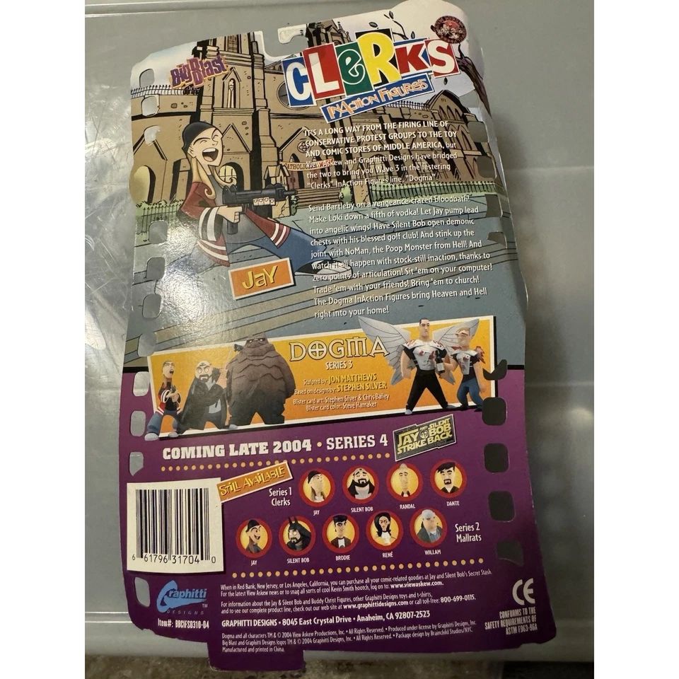 Figuras de acción Clerks Jay con Uzi Dogma Serie 3 nuevas selladas Foto 2 de 4