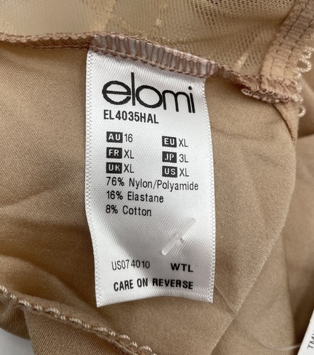 Elomi Cate Brief Panty #4035 Color Hazel Size XL - Picture 5 of 6